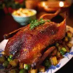 Crispy Roast Goose Traditional Christmas Recipe