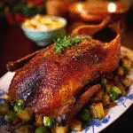 Crispy Roast Goose Traditional Christmas Recipe