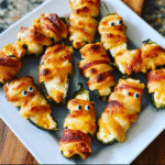Fun Party Appetizer Ideas – Mummy Jalapeño Poppers
