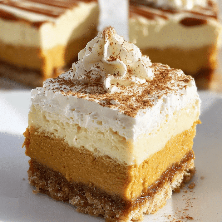 Creamy Fall Dessert Favorite – Pumpkin Cheesecake Bars