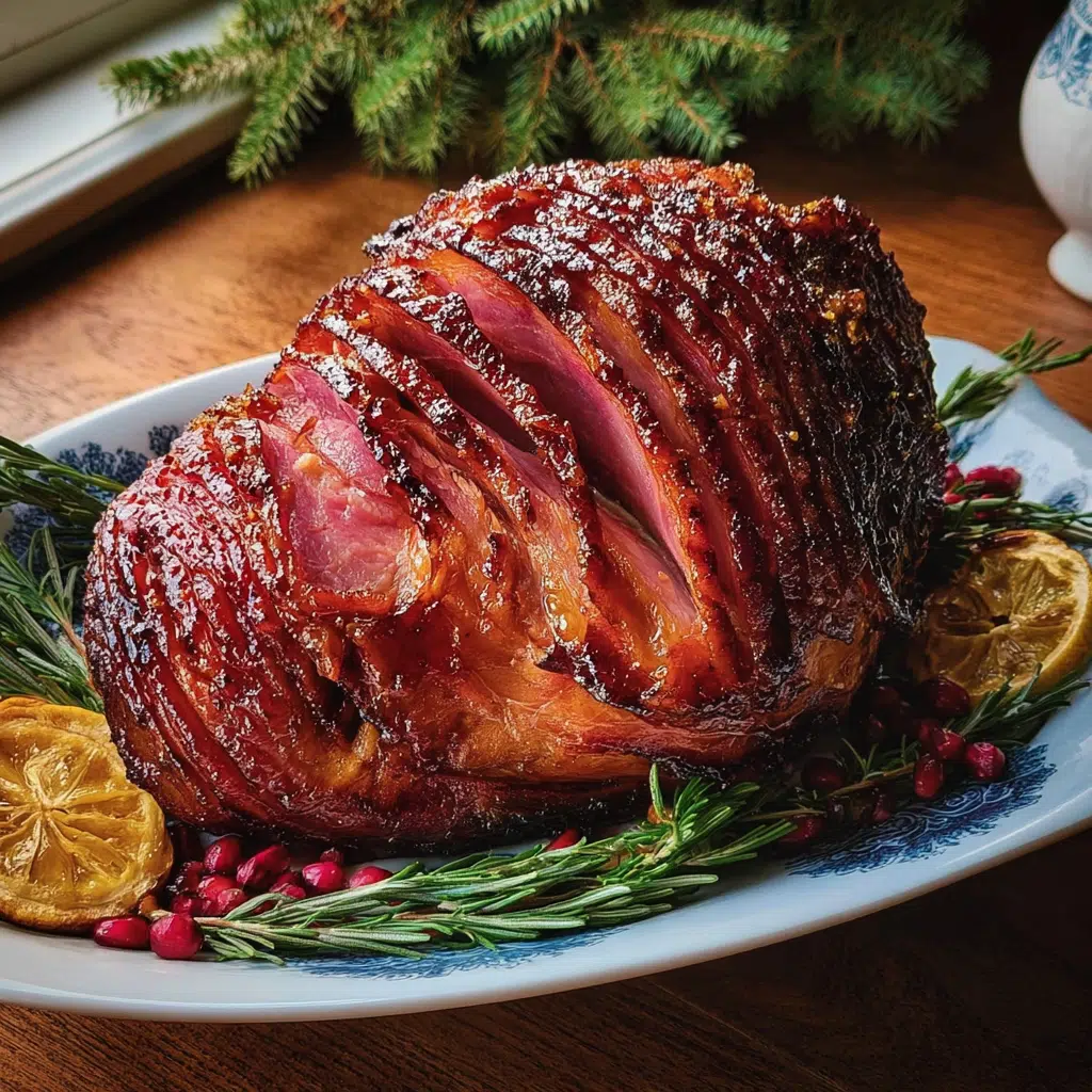 Sweet & Savory Glazed Christmas Ham