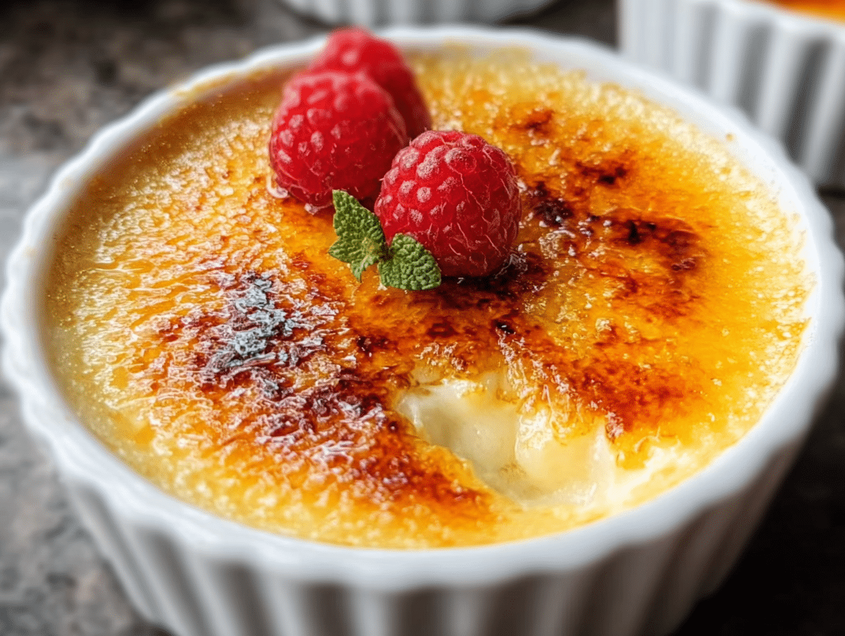 creamy crème brûlée