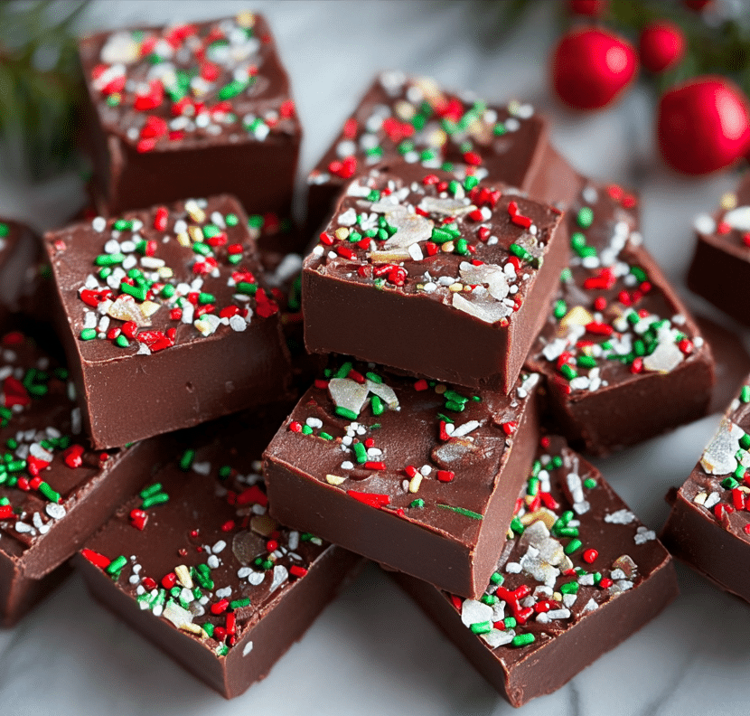 Chocolate Fudge Easy Christmas Candy Recipe