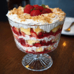 strawberry shortcake trifle