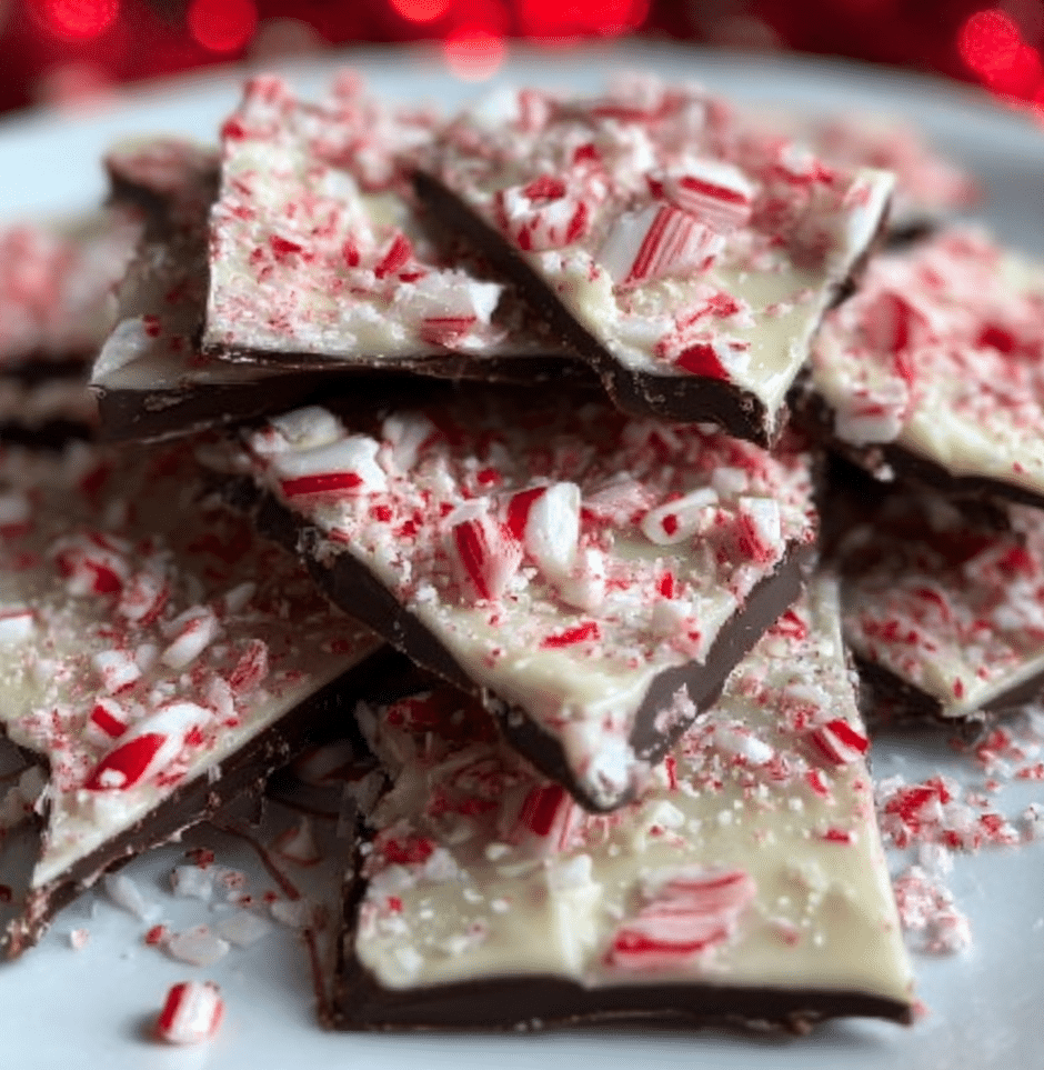 Easy Peppermint Bark Holiday Treat