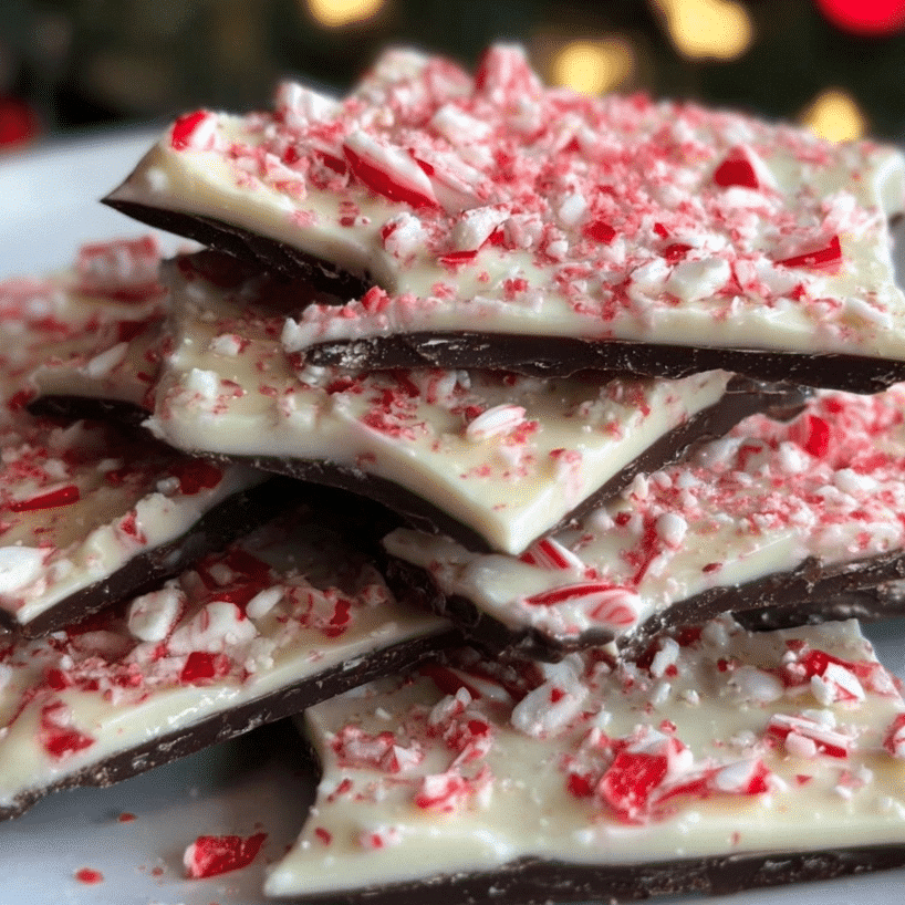 Easy Peppermint Bark Holiday Treat