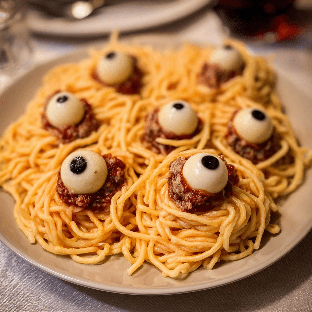 Spooky Dinner Made Easy – Creepy Eyeball Pasta