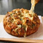Cheesy Garlic Pull-Apart Bread Holiday Recipe