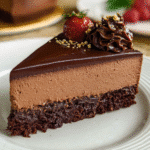 rich and creamy chocolate mousse cake