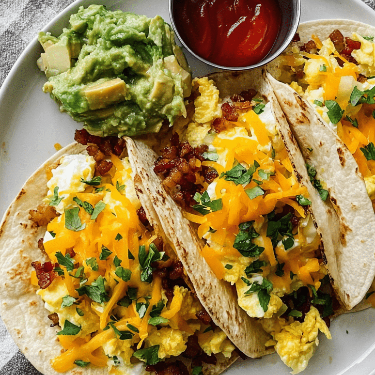 quick and easy breakfast tacos