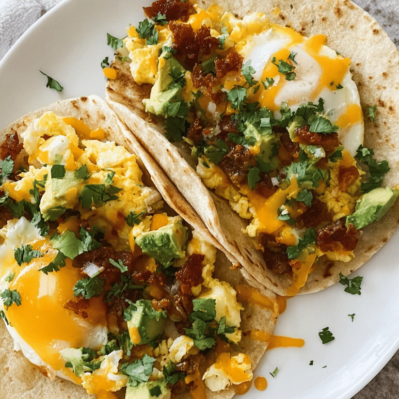 quick and easy breakfast tacos
