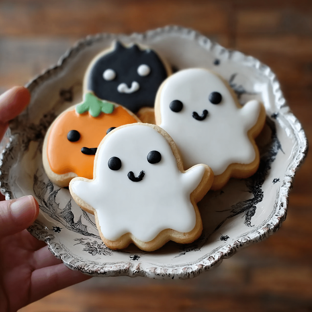 Cute Halloween Desserts for Kids – Ghost Sugar Cookies