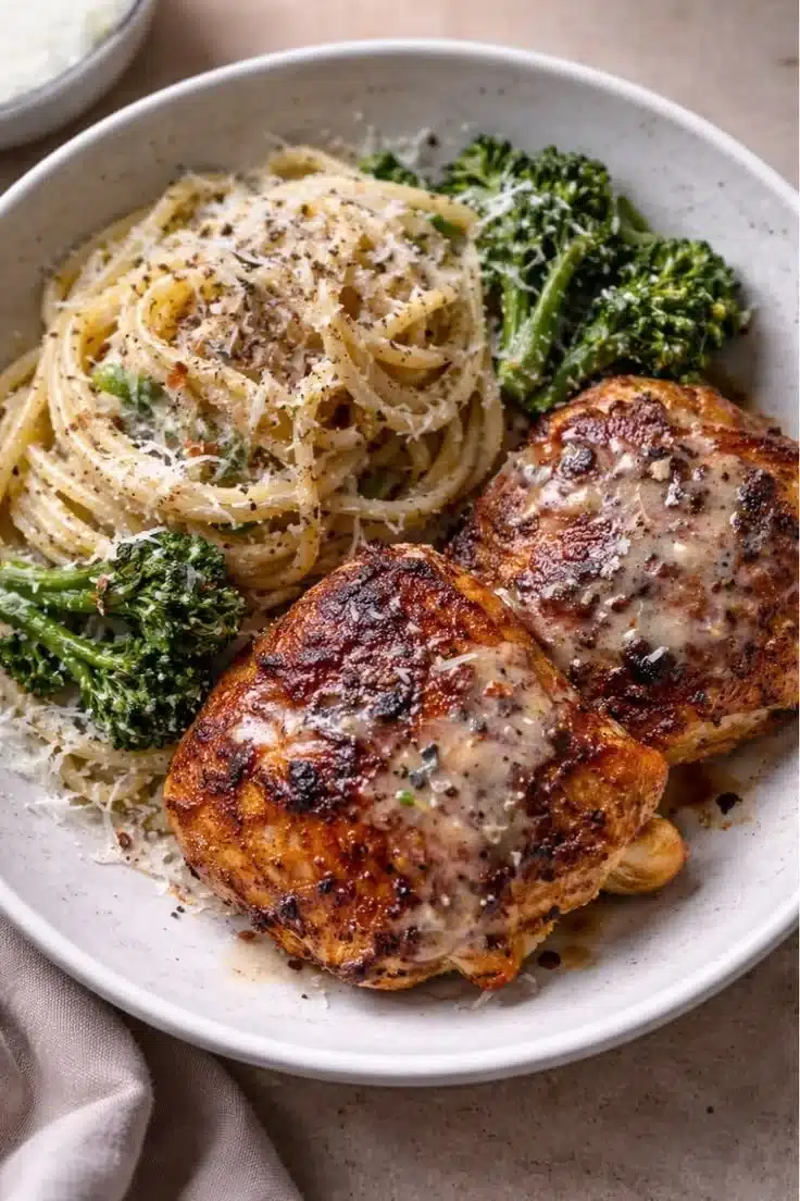 Broccoli Chicken Spaghetti Pasta