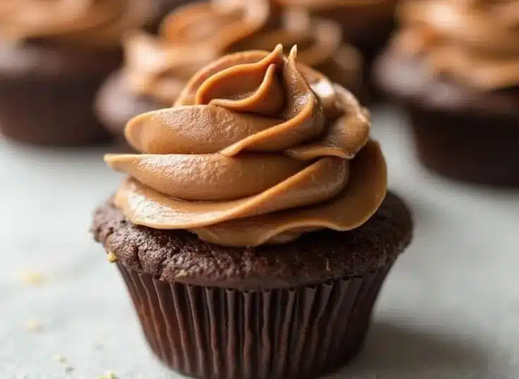 Chocolate Peanut Butter Cupcakes
