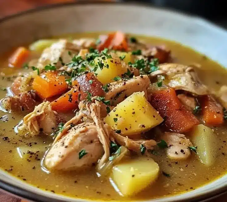 Cozy Slow Cooker Chicken Stew