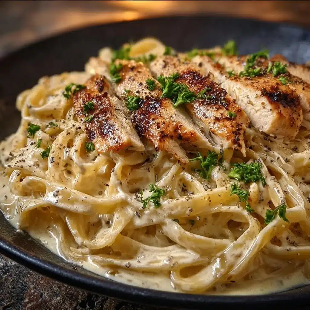 Creamy Chicken Fettuccine Alfredo