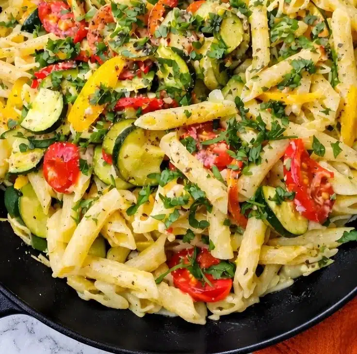 Creamy Pasta Primavera
