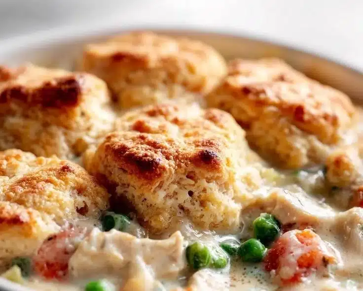 Easy Chicken Pot Pie Cobbler
