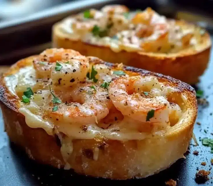 Flavor-Packed Seafood Garlic Toast
