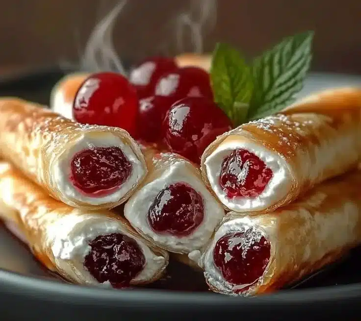 Irresistibly Sweet Cherry Pie Filling Wraps