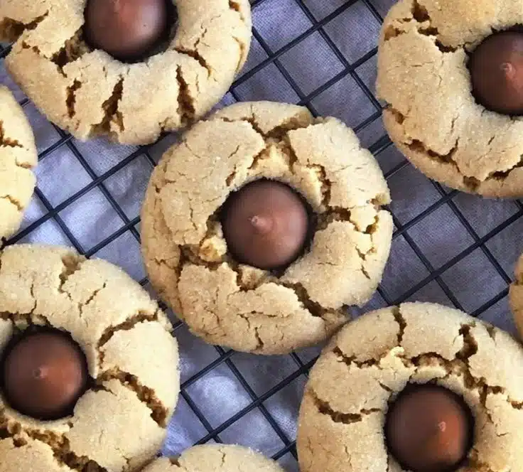 Peanut Butter Blossoms Cookies