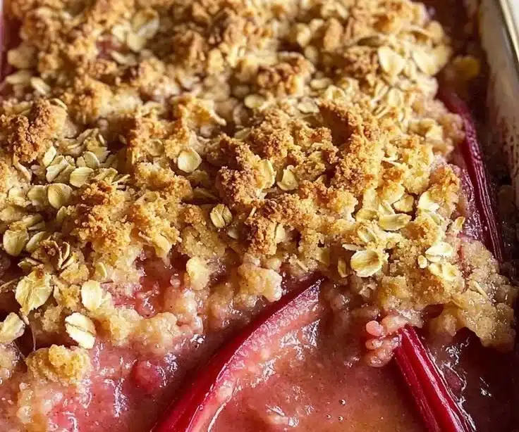 Rhubarb Crisp