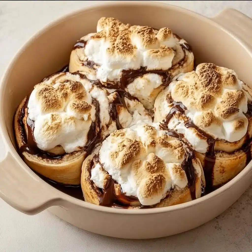 Delicious S'mores Roll Ups with chocolate and marshmallow filling