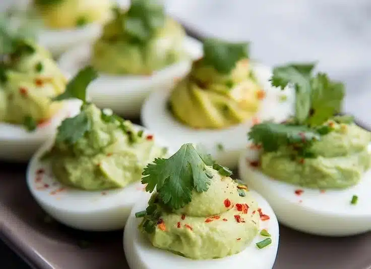 Avocado Deviled Eggs