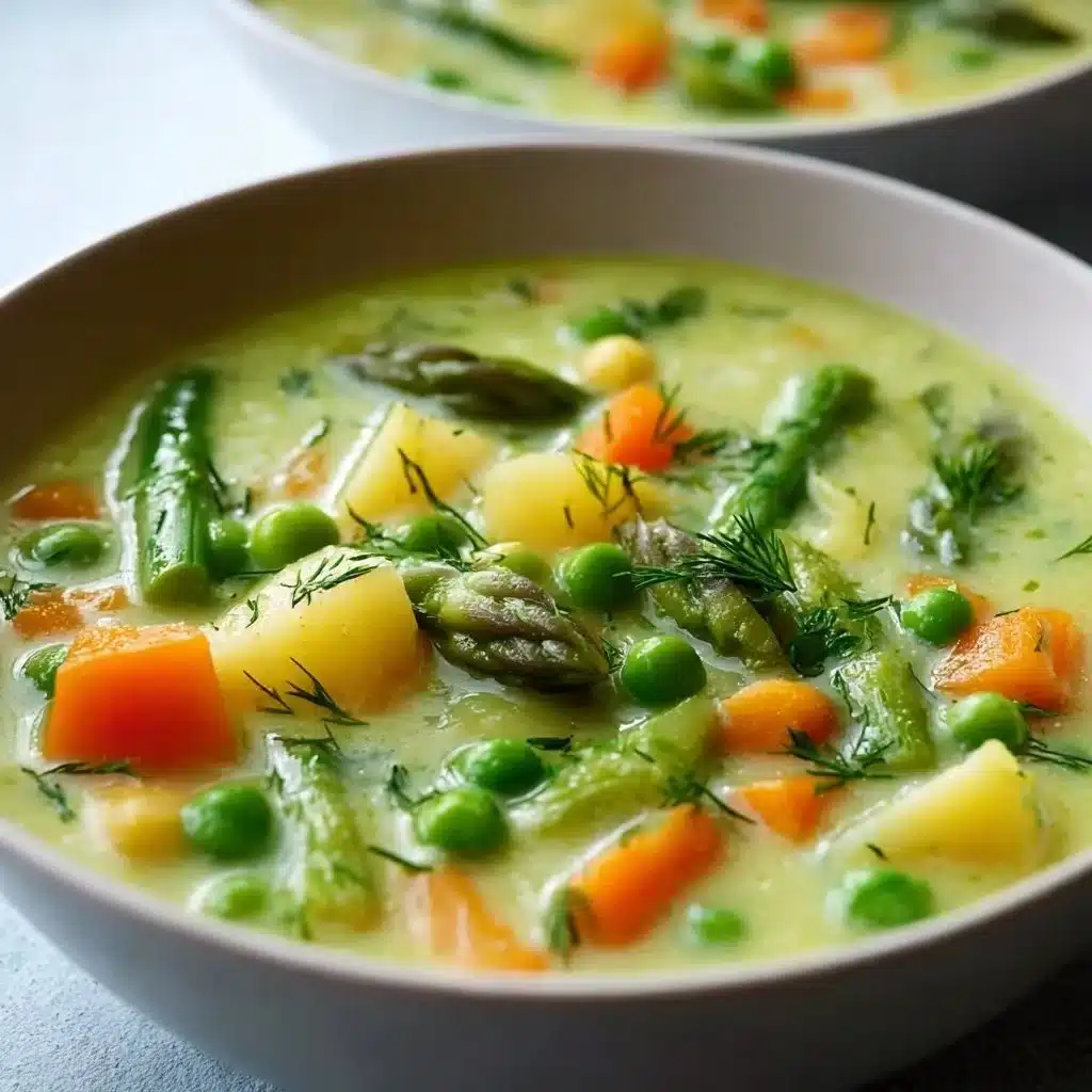 Creamy Spring Vegetable Soup
