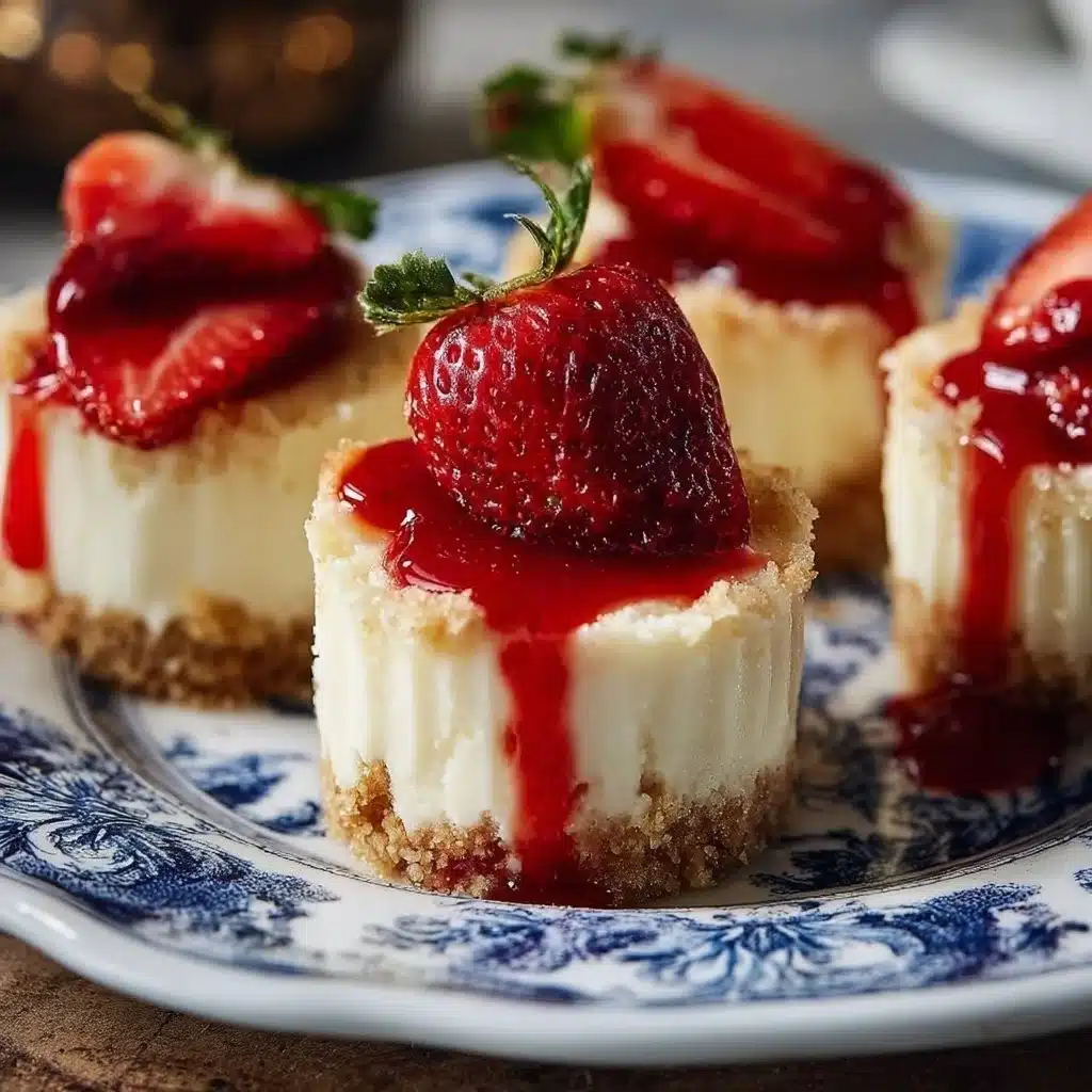 Mini Strawberry Cheesecake Bites