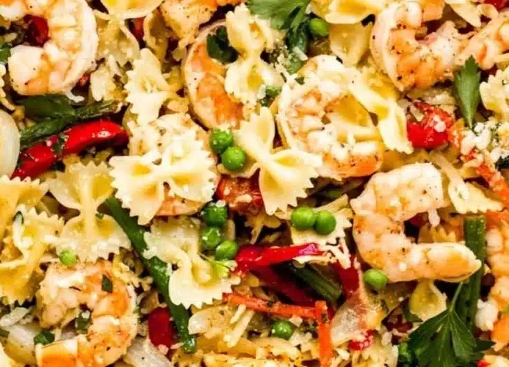 Pasta Primavera with Shrimp