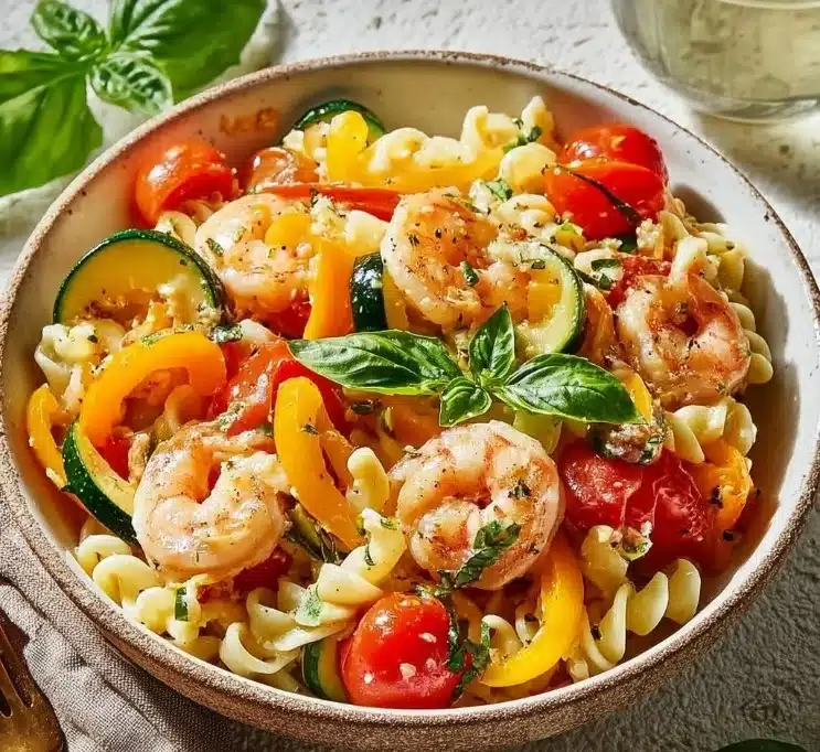 Shrimp Primavera Pasta