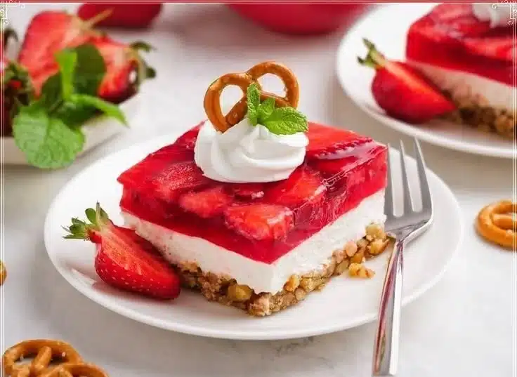 Strawberry Pretzel Salad