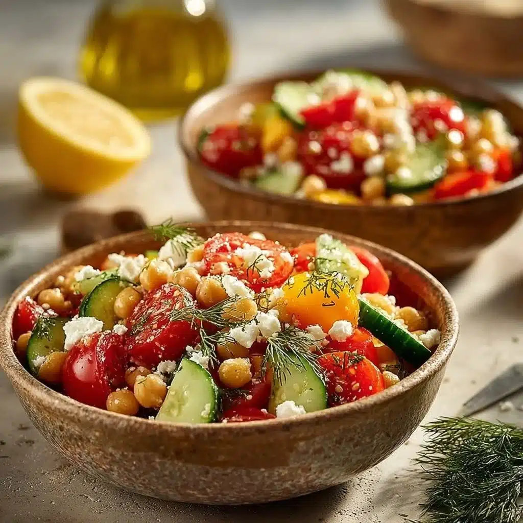 Mediterranean Chickpea Salad