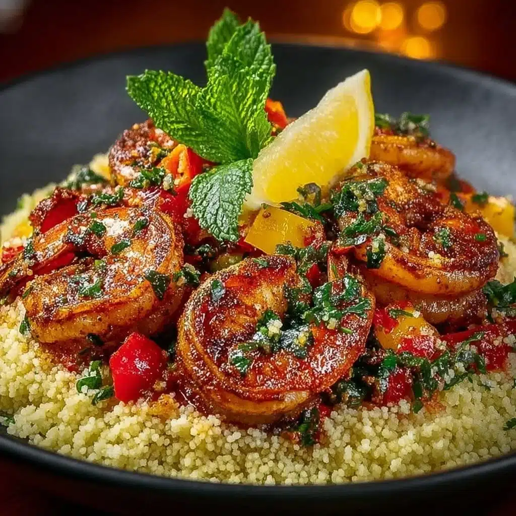 Mediterranean Shrimp Couscous
